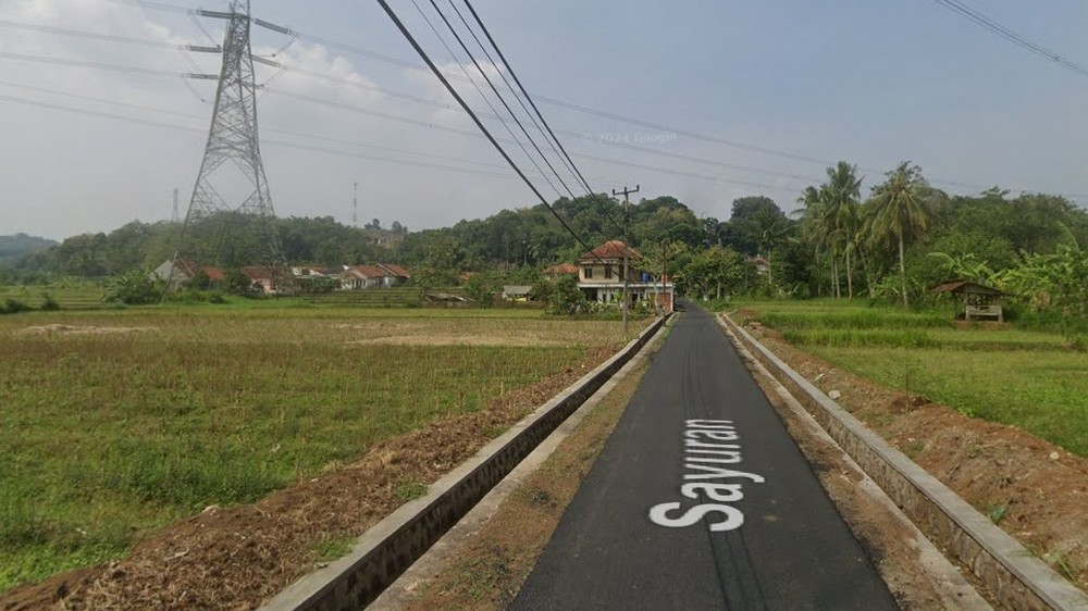 Akses jalan Kampung Joglo Desa Margamukti