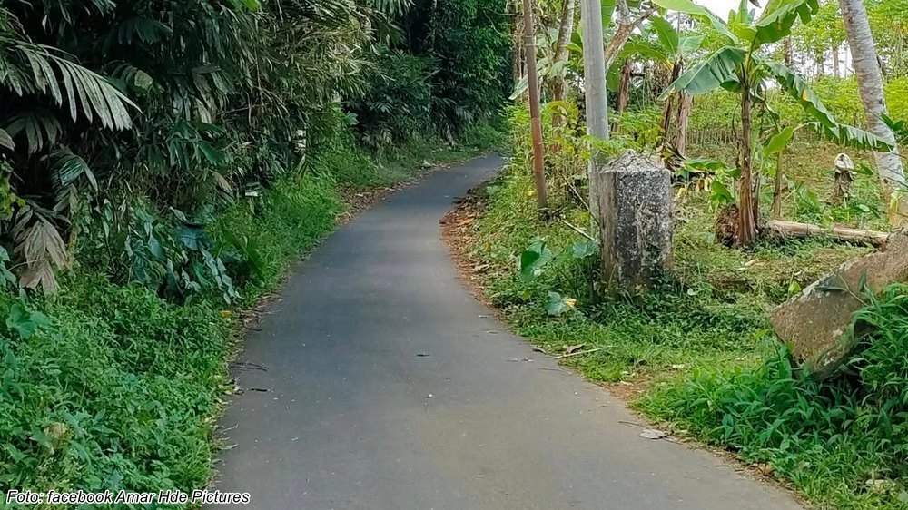 Akses jalan Kampung Ebog Desa Cipamekar