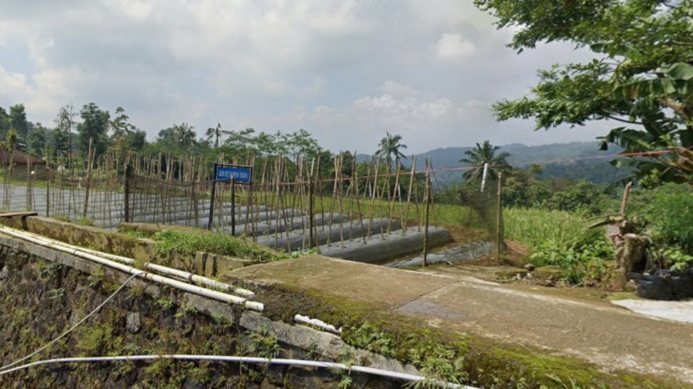 Akses masuk Kampung Sawahbuah Desa Pangadegan
