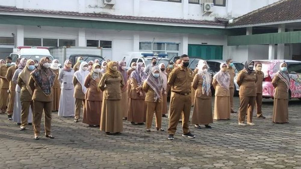 Apel pagi Dinas Kesehatan Kabupaten Sumedang