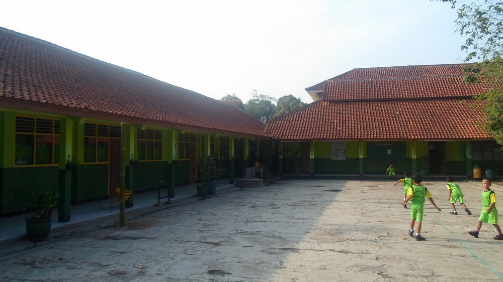 Bangunan sekolah SD Negeri Manangga Sumedang Selatan