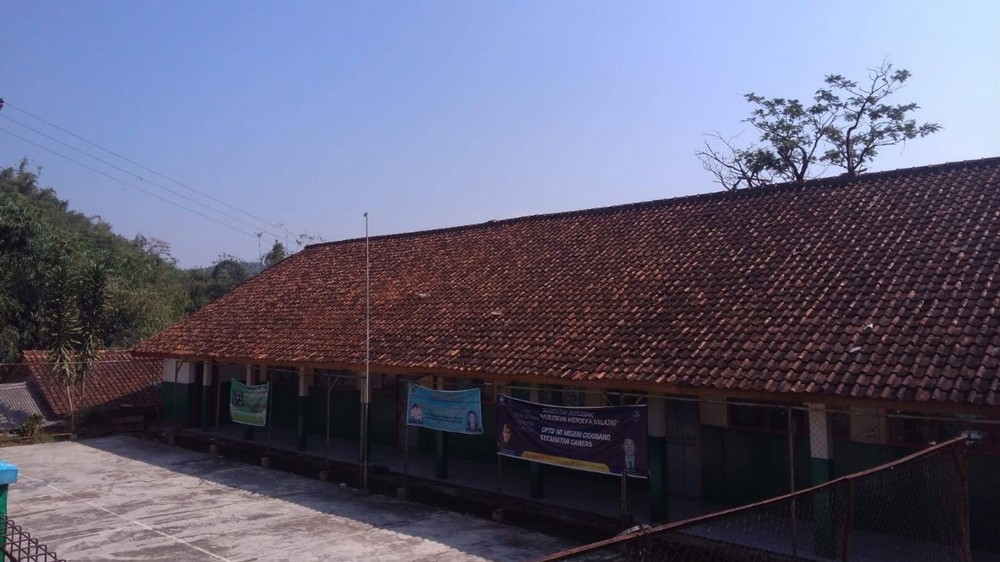 Bangunan sekolah SD Negeri Cigobang Kecamatan Ganeas