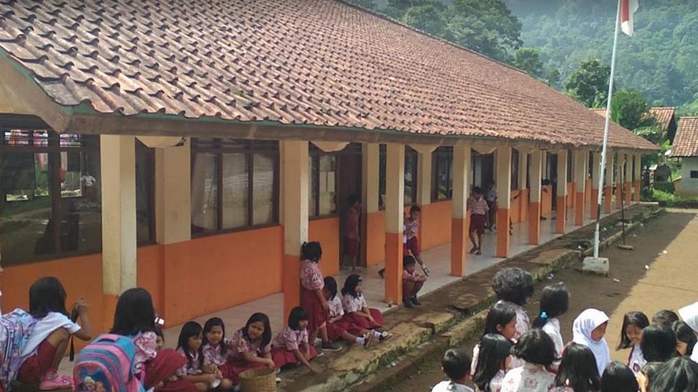 Bangunan sekolah SD Negeri Cikondang III Kecamatan Ganeas