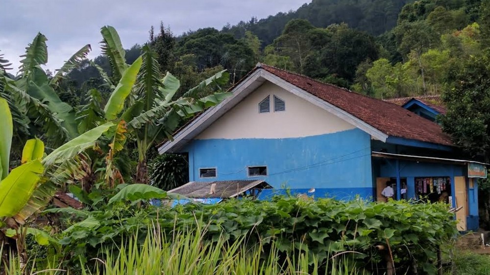 Bangunan sekolah SD Negeri Leuwiliang Kecamatan Cimanggung