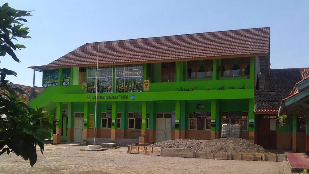 Bangunan sekolah SD Negeri Margajaya Kecamatan Tanjungsari