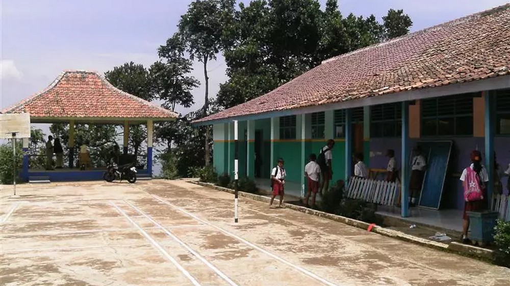Bangunan sekolah SD Negeri Tegalendah Kecamatan Rancakalong
