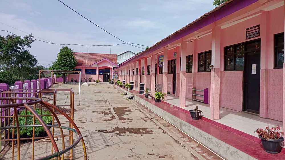 Bangunan sekolah SD Negeri Sukawangi Kecamatan Pamulihan