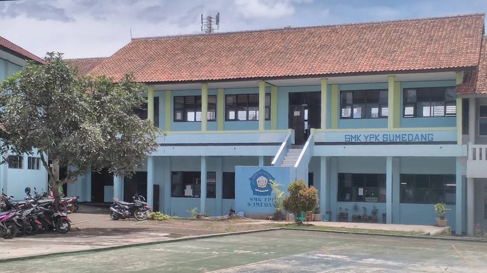Bangunan sekolah SMK YPK Sumedang