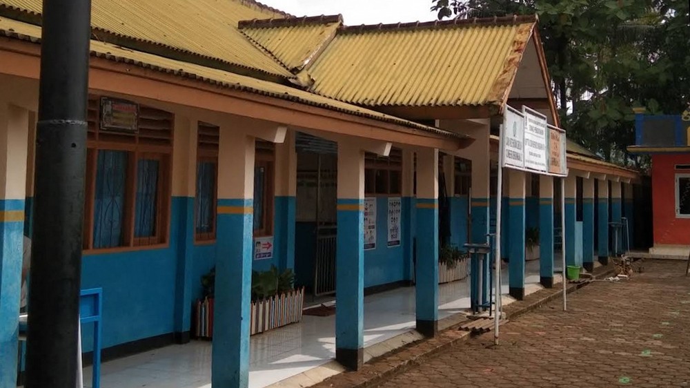Bangunan sekolah SD Negeri Bendungan II Sumedang Utara