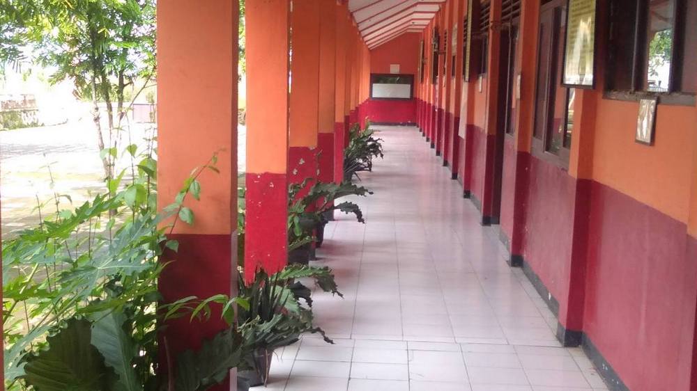 Bangunan sekolah SD Negeri Sampora Tanjungkerta