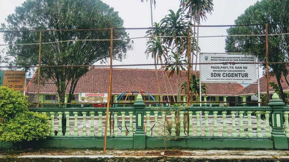 Bangunan sekolah SD Negeri CIgentur Tanjungkerta