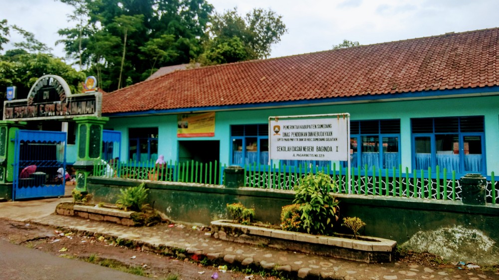Bangunan SD Negeri Baginda I Kecamatan Sumedang Selatan