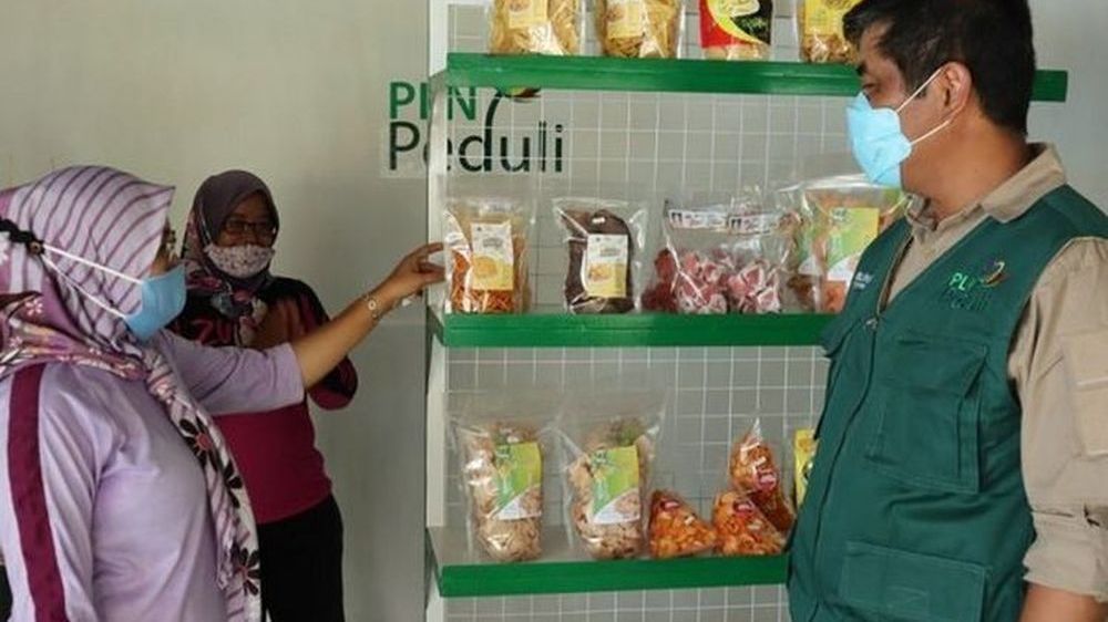 Etalase produk Galeri UMKM Jatigede