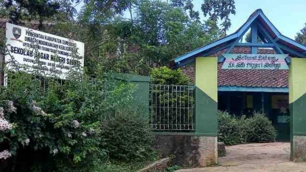 Gerbang SD Negeri Sabagi Sumedang Selatan