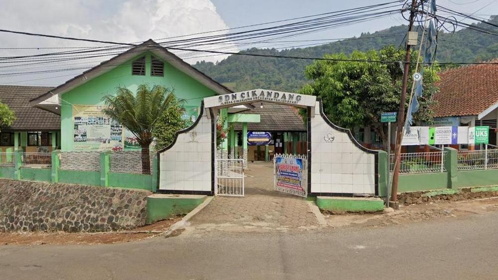 Gerbang SD Negeri Cikandang Kecamatan Tanjungsari