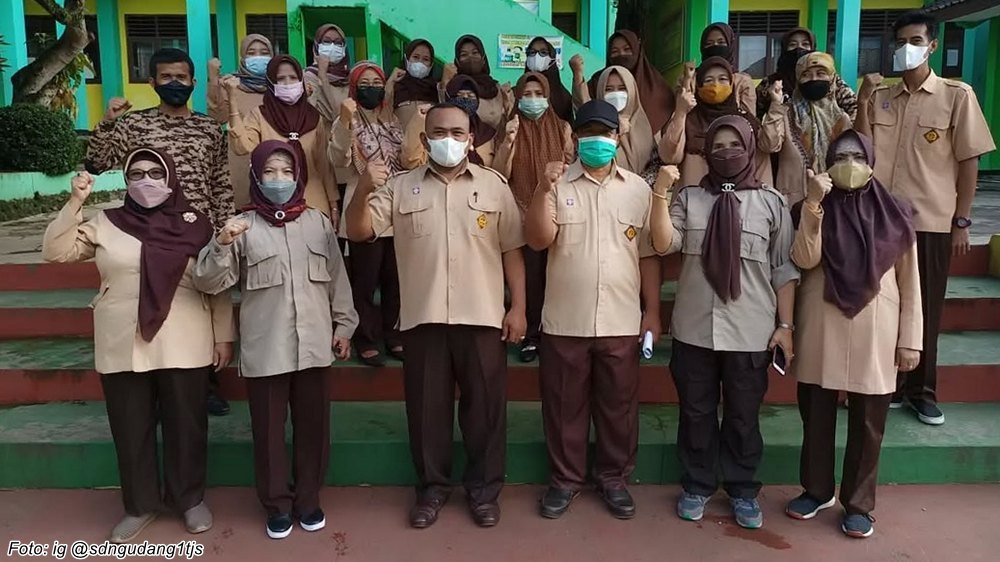 Guru pengajar SD Negeri Gudang I Kecamatan Tanjungsari