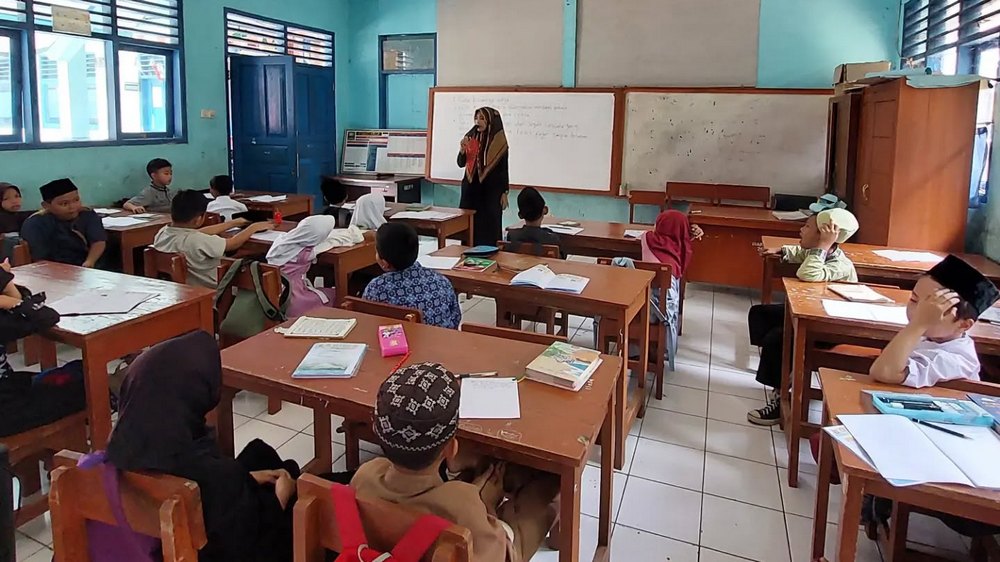 Kegiatan kelas SD Negeri Baginda I Kecamatan Sumedang Selatan