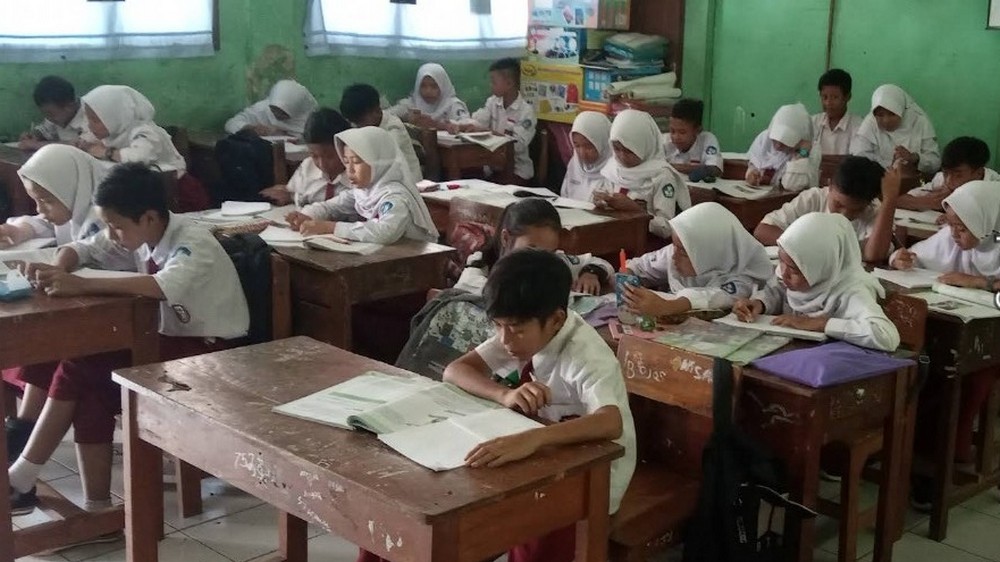 Kegiatan kelas SD Negeri Karangmulya Sumedang Selatan
