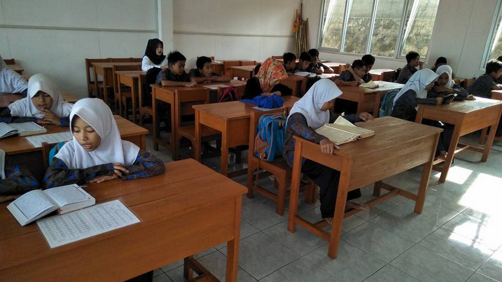 Kegiatan kelas SMP Islam Sunan Ampel Cimanggung