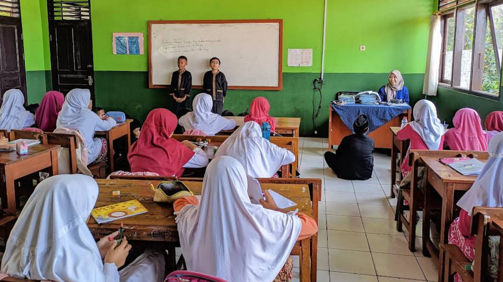 Kegiatan kelas SD Negeri Parakanmuncang II Kecamatan Cimanggung