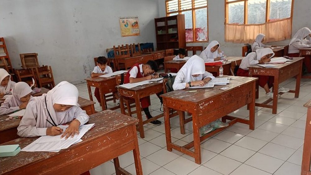 Kegiatan kelas SD Negeri Tanjungsiang Kecamatan Cimanggung