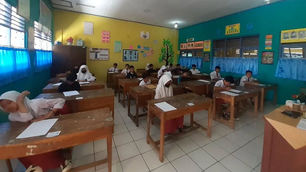 Kegiatan kelas SD Negeri Ciluluk I Kecamatan Tanjungsari