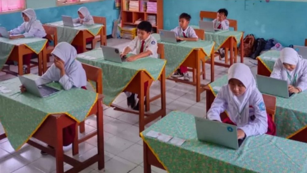 Kegiatan kelas SD Negeri Margajaya Kecamatan Tanjungsari