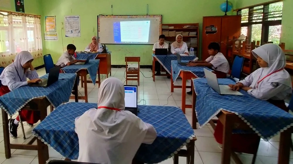 Kegiatan kelas SD Negeri Hegarmanah Kecamatan Tanjungsari
