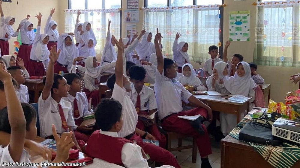 Kegiatan kelas SD Negeri Cikandang Kecamatan Tanjungsari