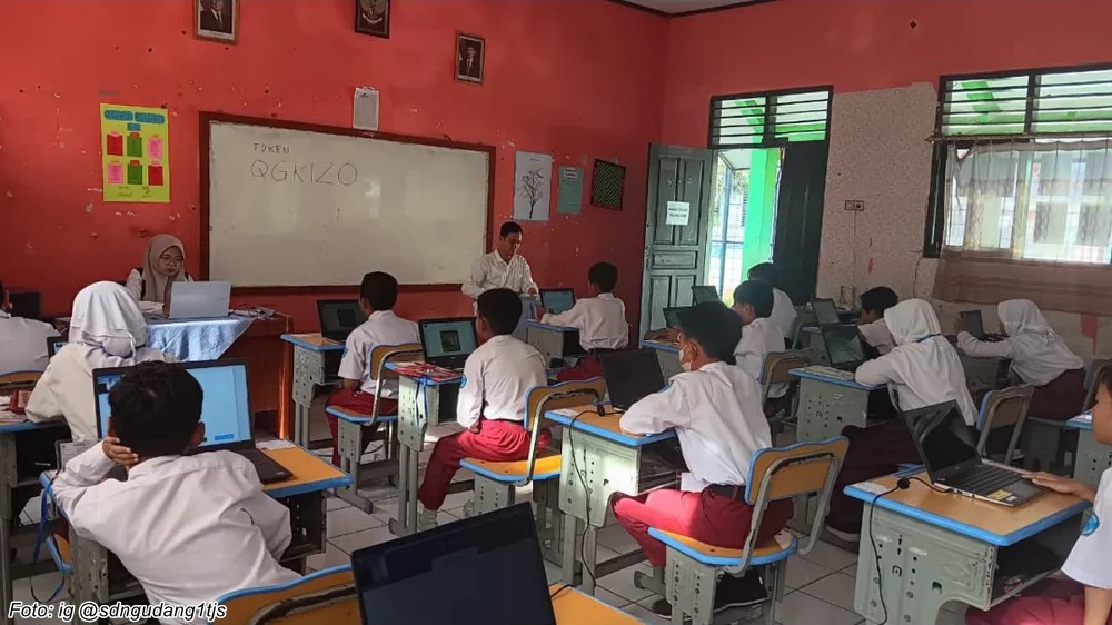 Kegiatan kelas SD Negeri Gudang I Kecamatan Tanjungsari