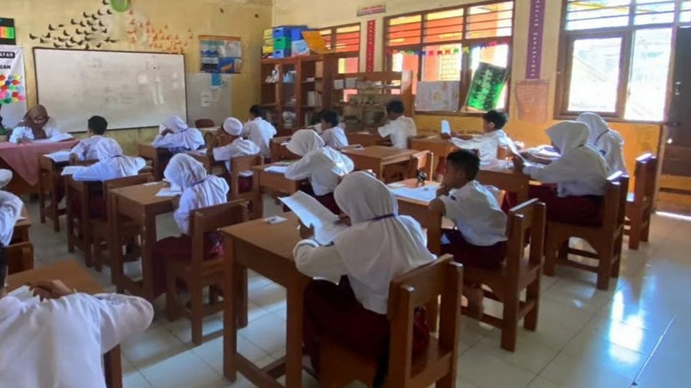 Kegiatan kelas SD Negeri Cisugan Kecamatan Rancakalong