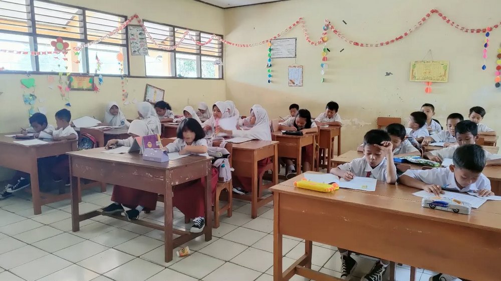 Kegiatan kelas SD Negeri Gunungdatar Tanjungkerta