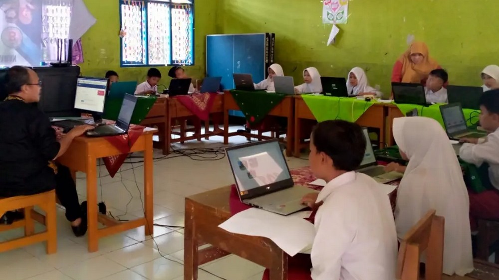 Kegiatan kelas MIS Muhammadiyah Babakanloa