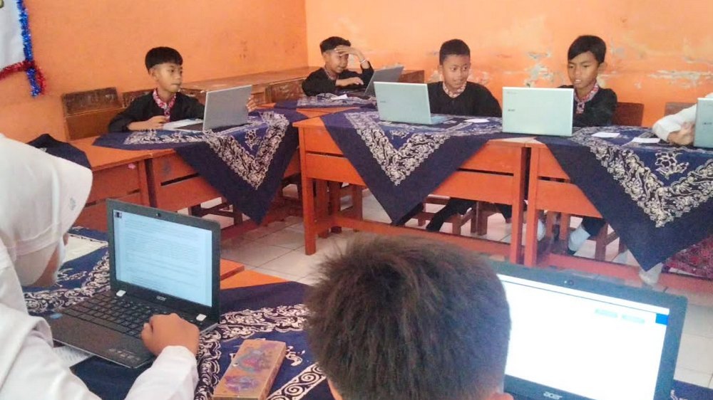Kegiatan kelas SD Negeri Gudang II Kecamatan Tanjungsari