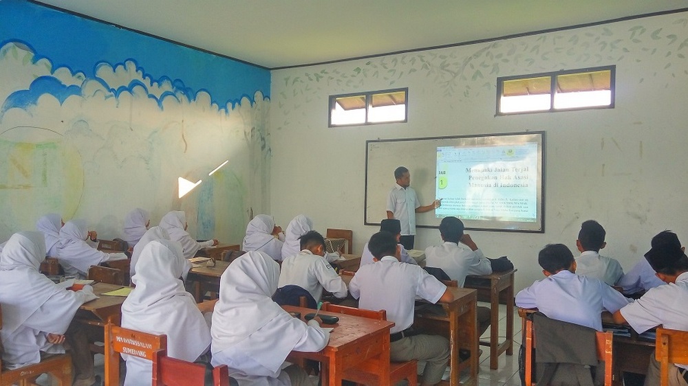 Kegiatan kelas MA Darussalam