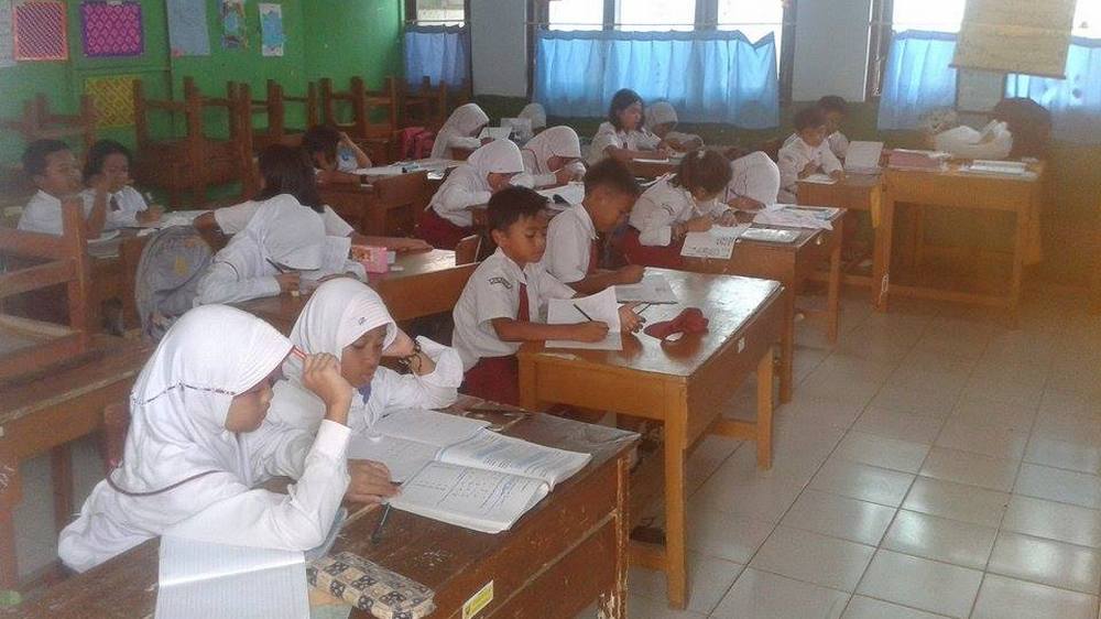 Kegiatan kelas SD Negeri Mariuk Kecamatan Tanjungsari