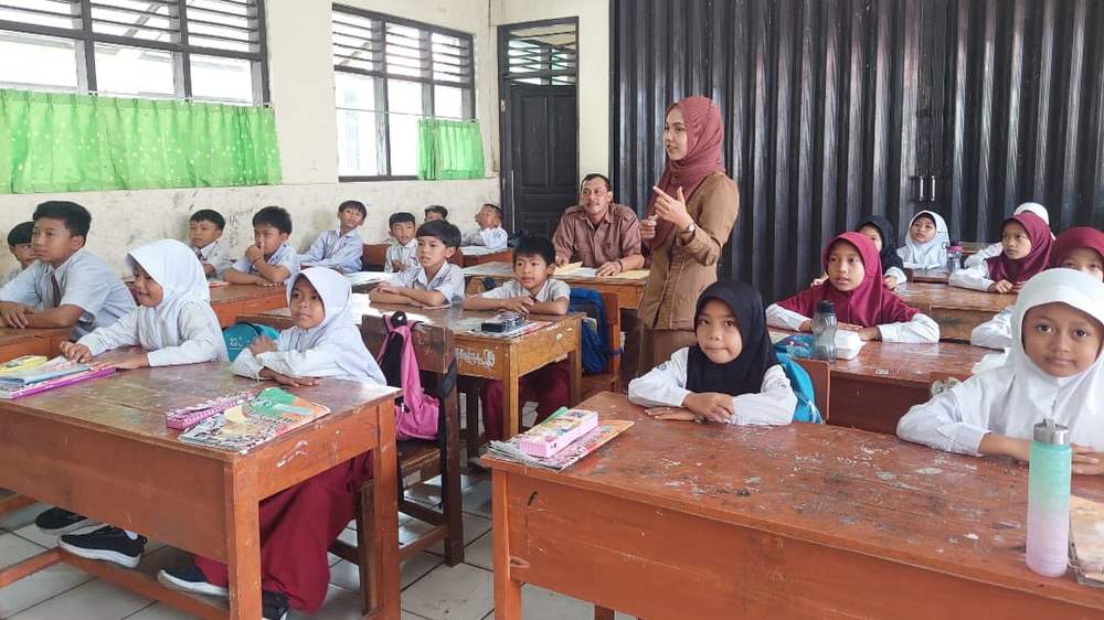 Kegiatan kelas SD Negeri Cisalak II Kecamatan Cisarua