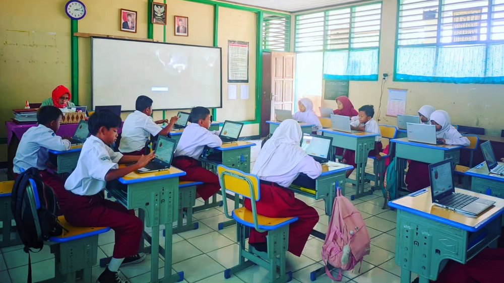 Kegiatan kelas SD Negeri Darangdan Tingkat Sumedang Selatan