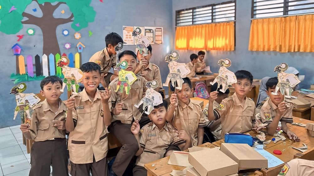 Kegiatan kelas SD Negeri Ciuyah II Kecamatan Cisarua