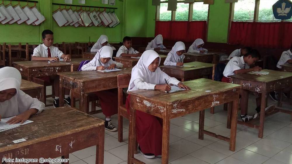 Kegiatan kelas SD Negeri Peusar, Sumedang Selatan