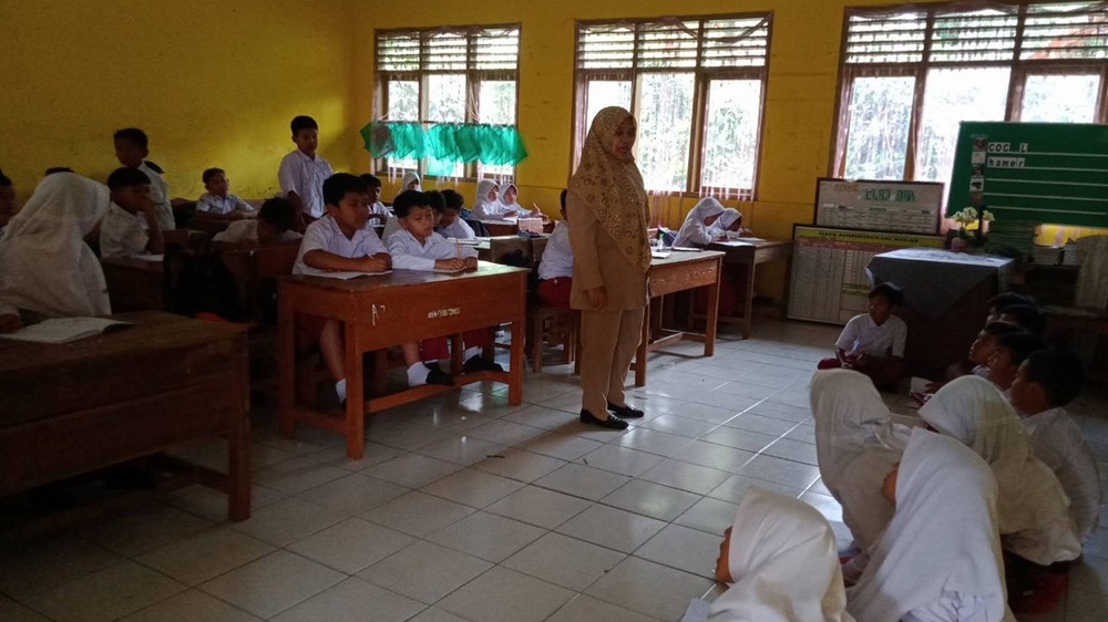 Kegiatan kelas SD Negeri Cibenda Kecamatan Cimanggung