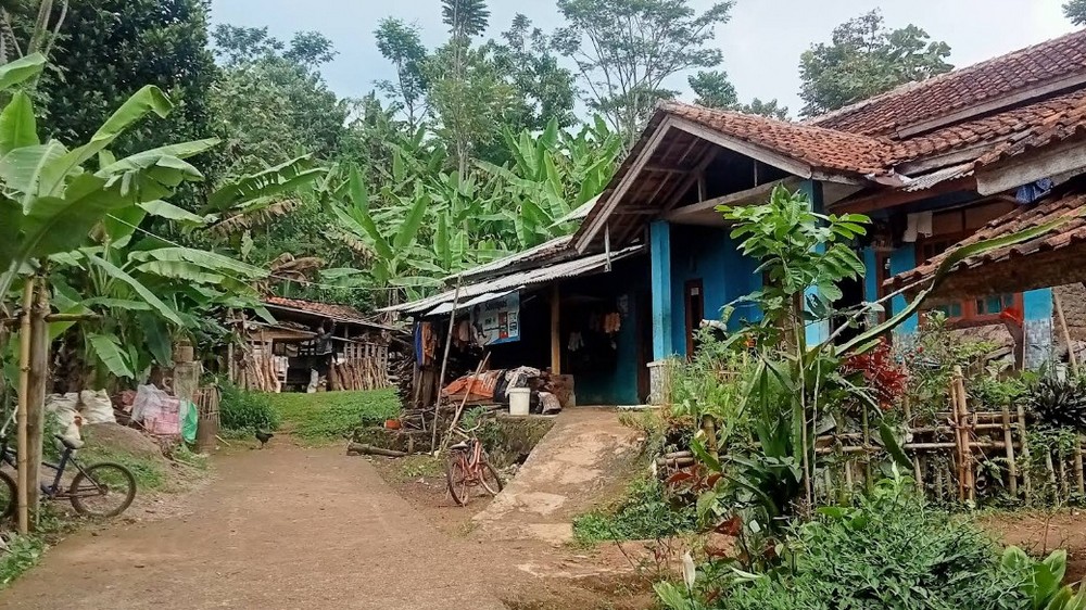 Sudut pemukiman Kampung Gununggahung Desa Sukahayu