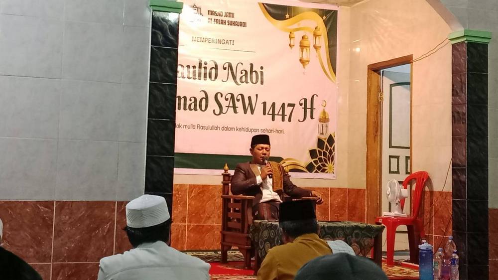 Maulid Nabi di Kampung Sukajadi Desa Margamukti