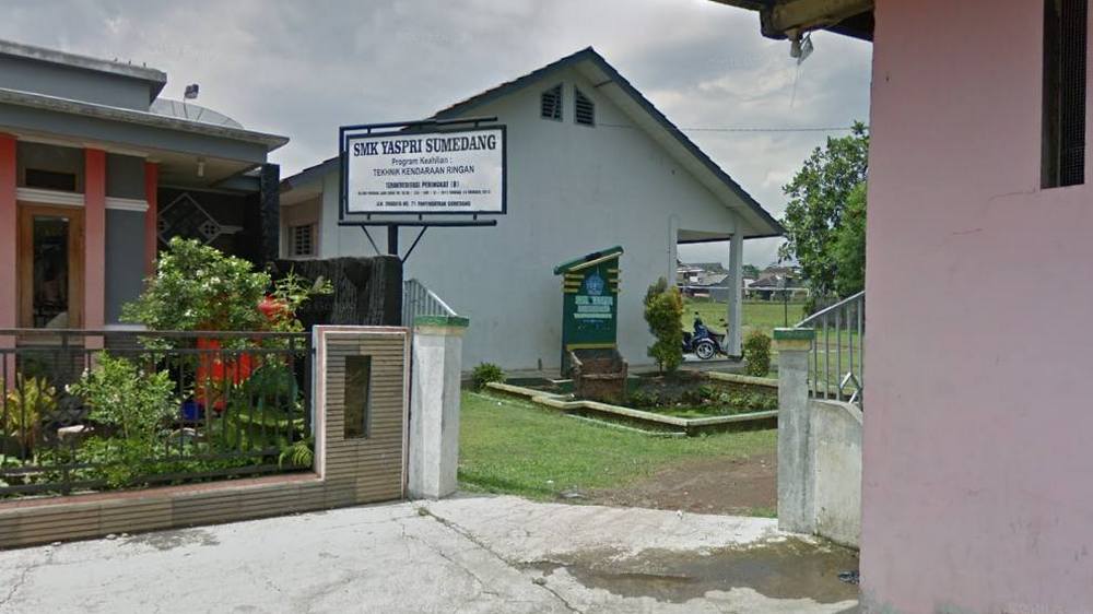 Papan nama SMK YASPRI Sumedang