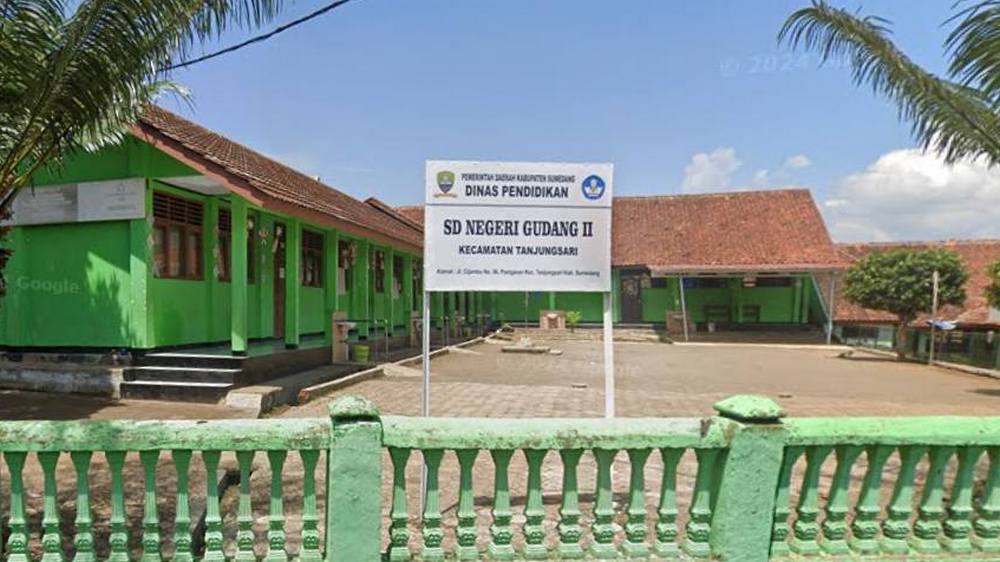 Papan nama SD Negeri Gudang II Kecamatan Tanjungsari
