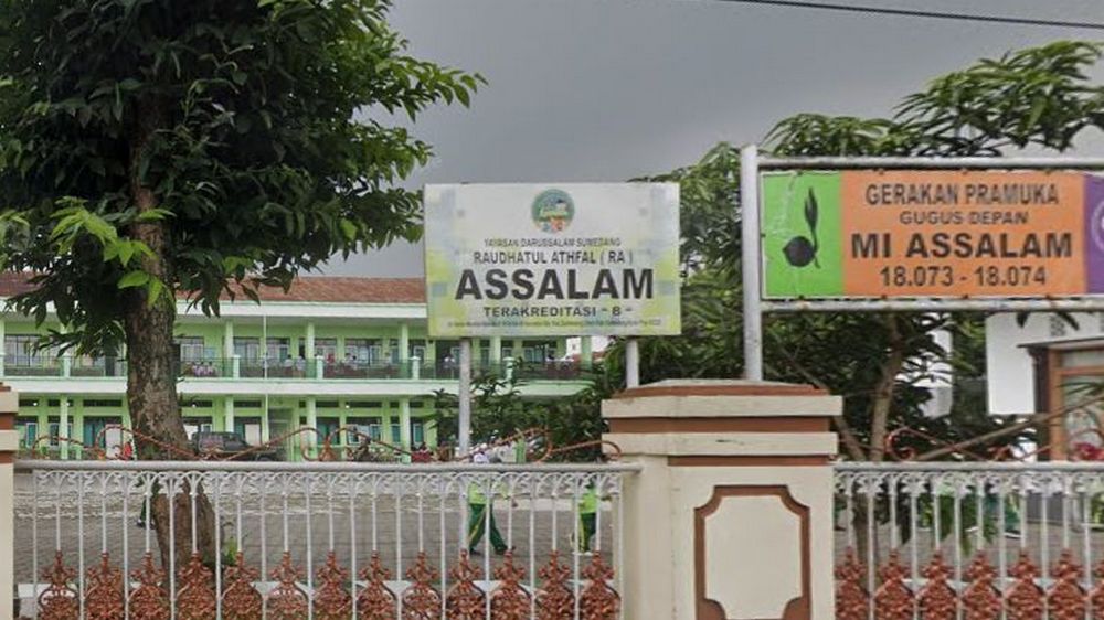 Papan nama RA Assalam