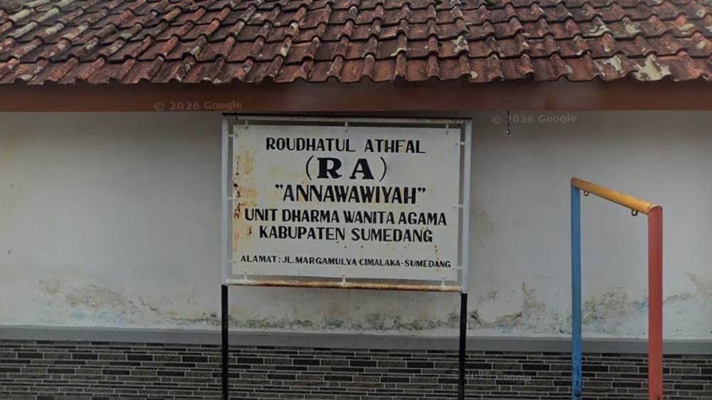 Papan nama RA An-Nawawiyah