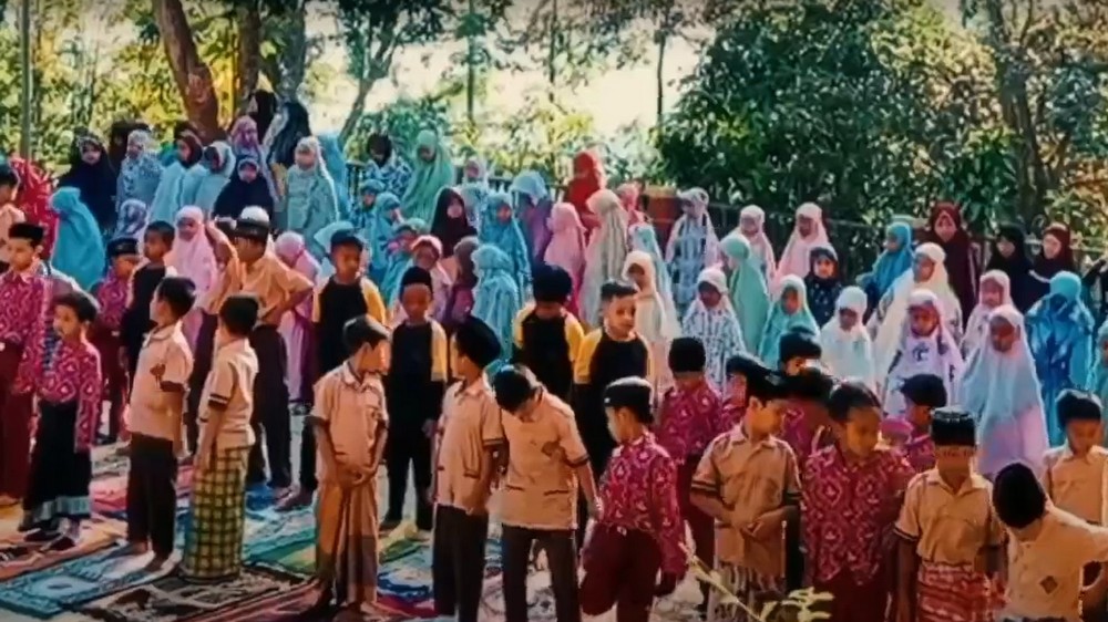 Pembiasaan Shalat Dhuha SD Negeri Margapala Sumedang Selatan