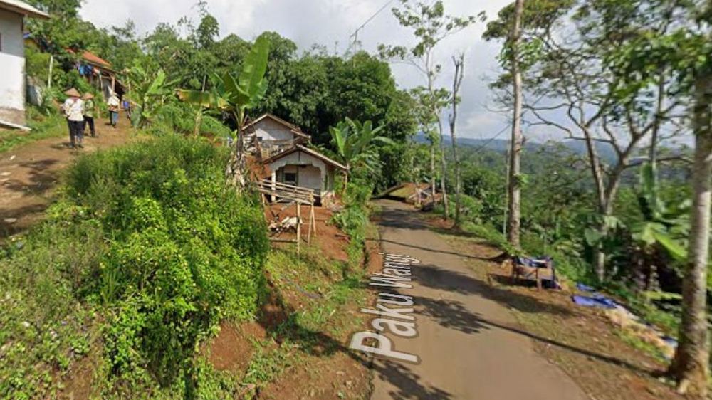 Pemukiman di Kampung Pakuwangi Desa Pangadegan