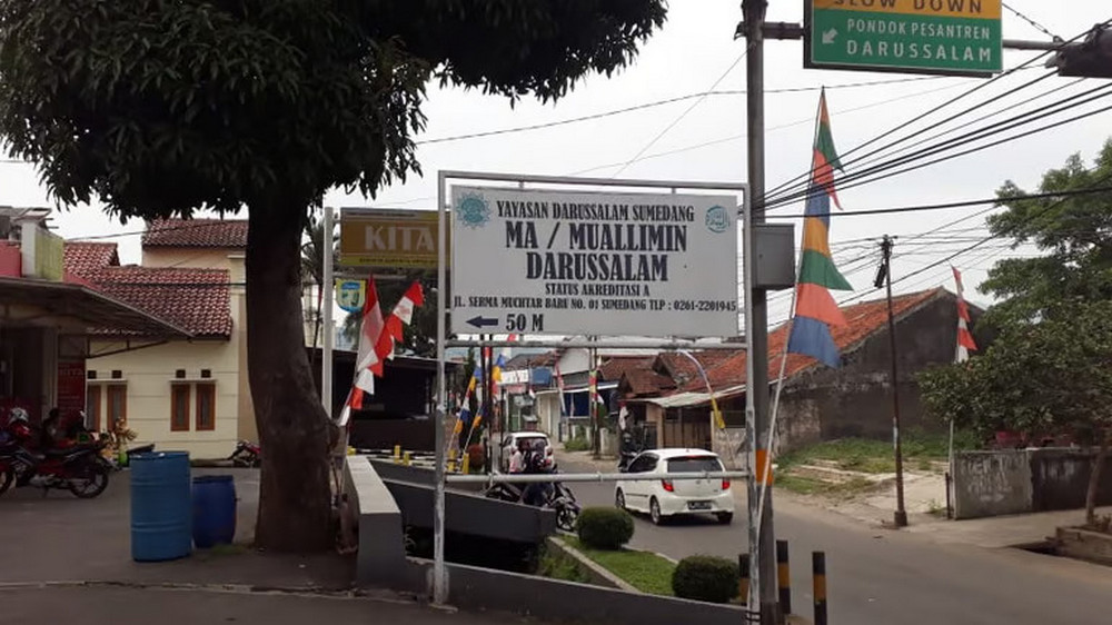 Penunjuk lokasi MA Darussalam